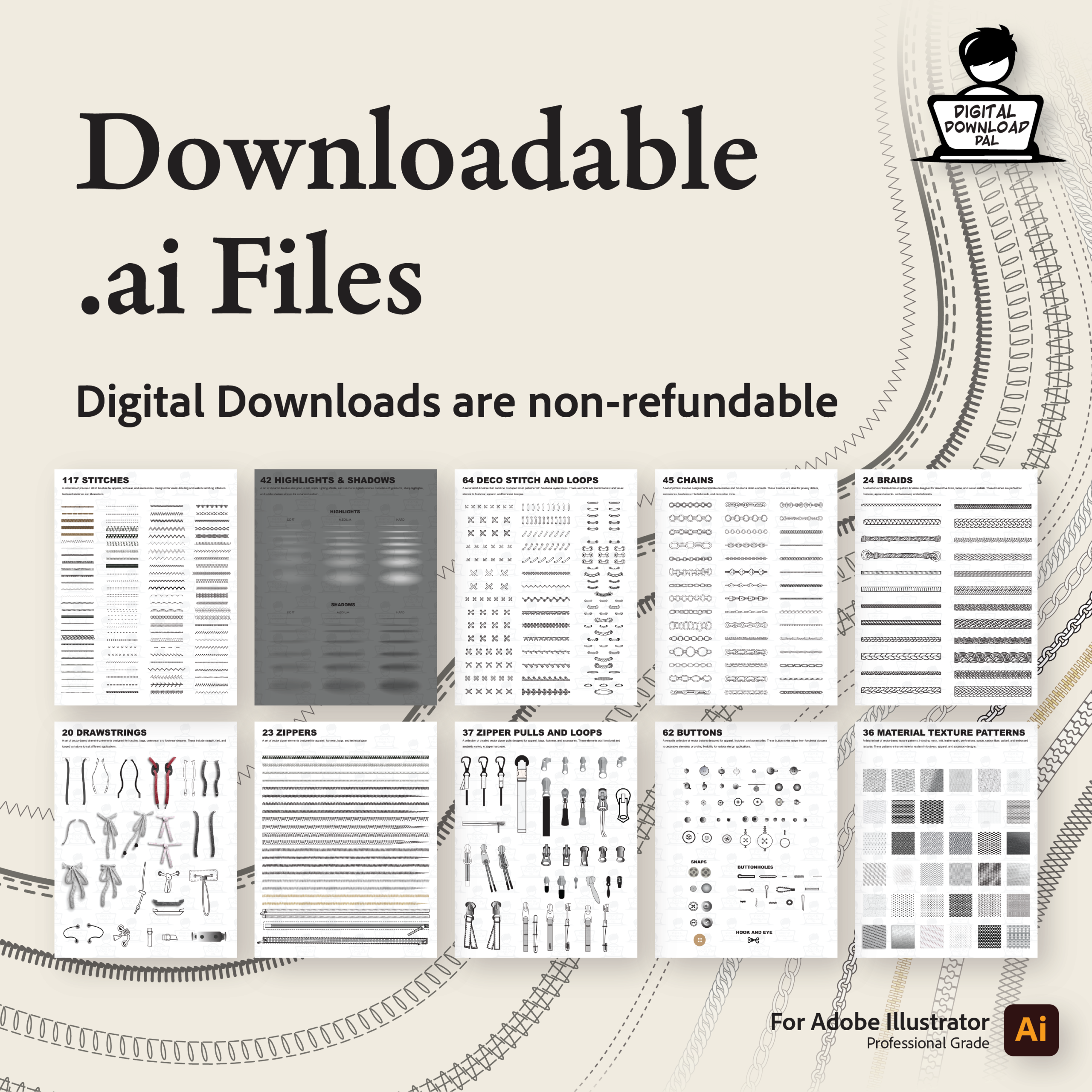 Adobe Illustrator Master Vector Library Design Bundle - Image 2