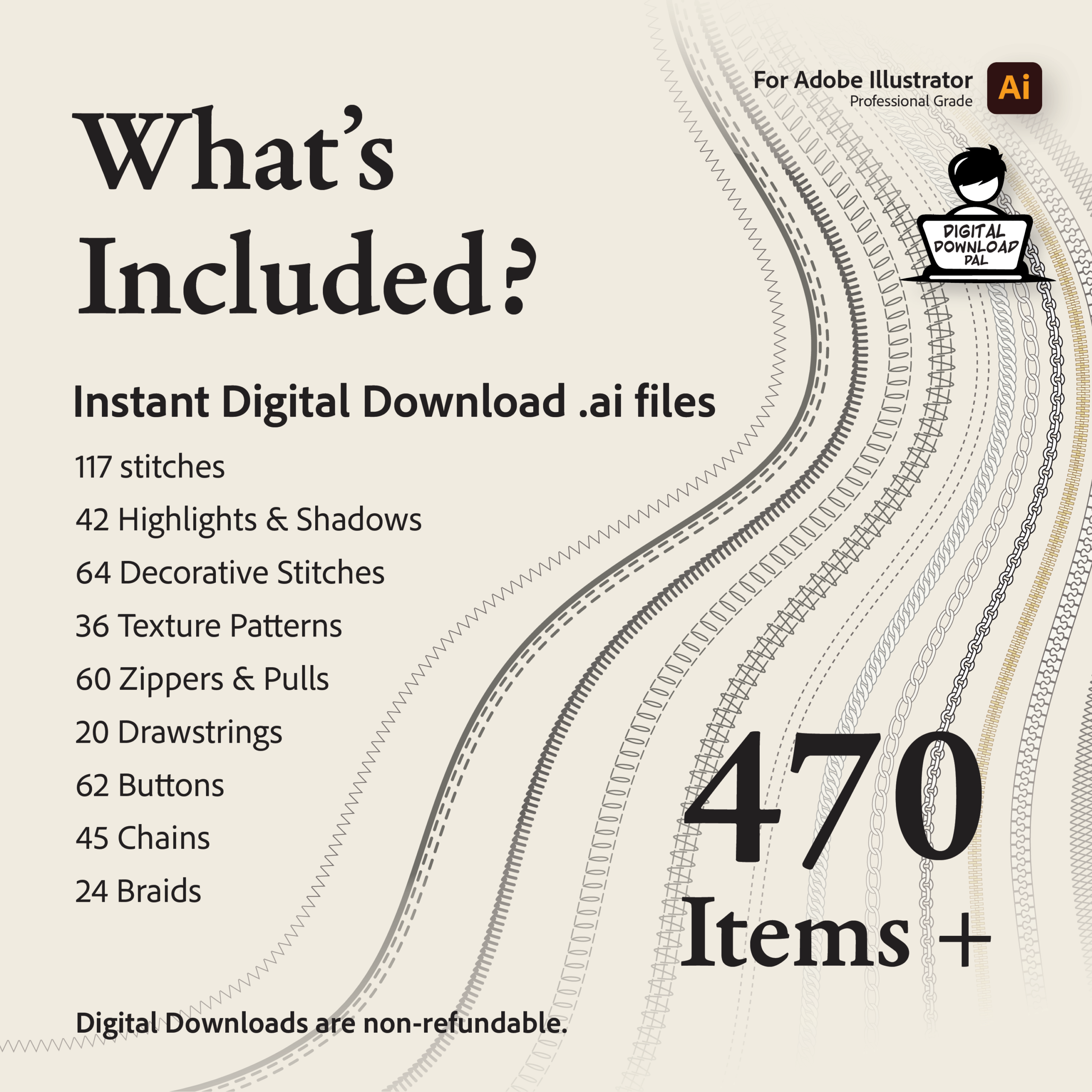 Adobe Illustrator Master Vector Library Design Bundle - Image 3