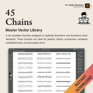 45 Chains Vector Brushes